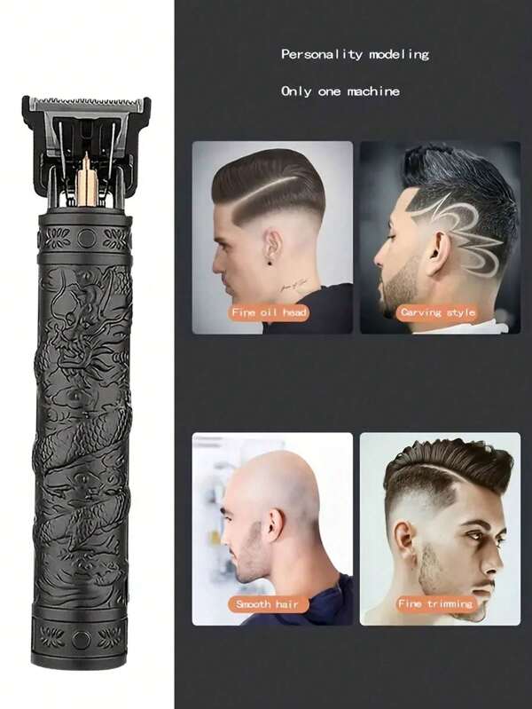 Hair Clipper Electric Pusher Haircut Machine Electric Clipper Oil Head Carving Razor For Bald Head Haircut Fast Charging Portable Hair Clipper Multifunctional Household Electric Clipper New Professional Engraving Hair Clipper