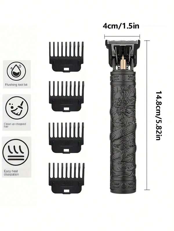 Hair Clipper Electric Pusher Haircut Machine Electric Clipper Oil Head Carving Razor For Bald Head Haircut Fast Charging Portable Hair Clipper Multifunctional Household Electric Clipper New Professional Engraving Hair Clipper