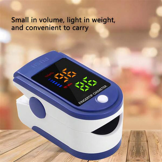 Portable Fingertip Pulse Oximeter Blood Oxygen Saturation Monitor Finger Oximeter Oxygen Saturation (SpO2) - Heart Rate Monitor Fingertip Pulse Oximeter, Finger Pulse Oximeter